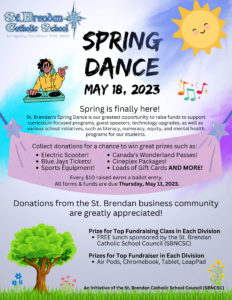 St. Brendan Spring Dance Fundraiser – May 18th